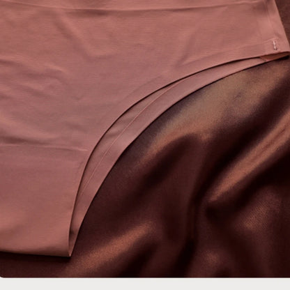 4PCS/Set Seamless Panties Women Sexy Underwear Ice Silk Underpants Low Waist G-string Female Soft Solid Ultra-thin Briefs.