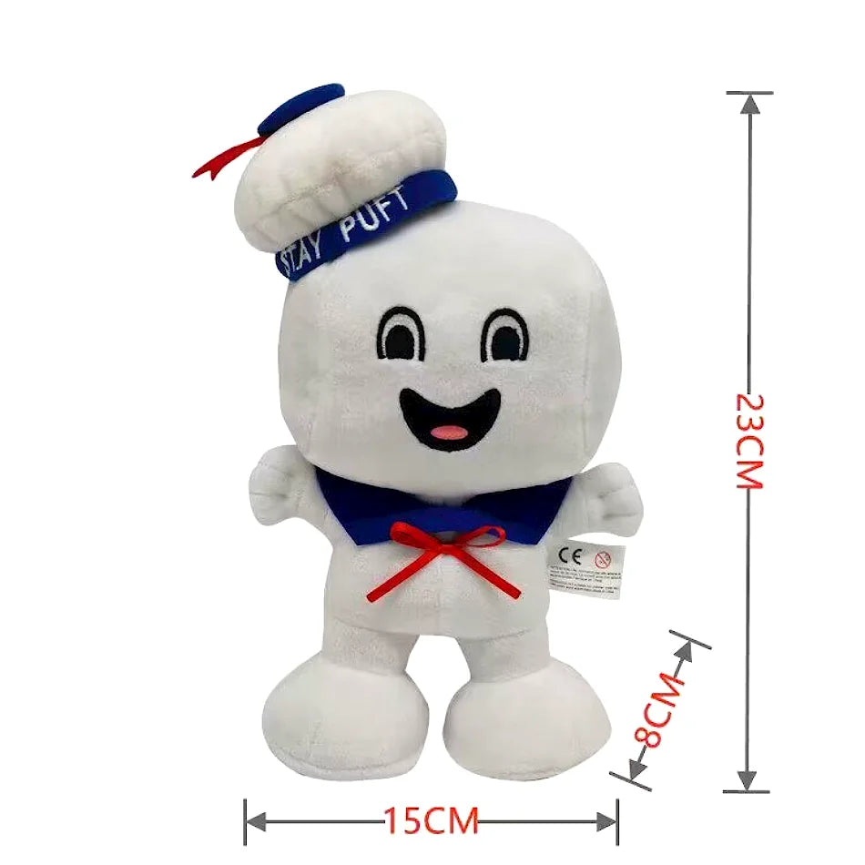 Marshmallow Man and Slimer stuffed Vintage Ghostbusters 3 Stay Puft Plush Bank Sailor stuffed Plush Toy Dollhristmas Gift 20CM.