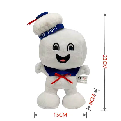 Marshmallow Man and Slimer stuffed Vintage Ghostbusters 3 Stay Puft Plush Bank Sailor stuffed Plush Toy Dollhristmas Gift 20CM.