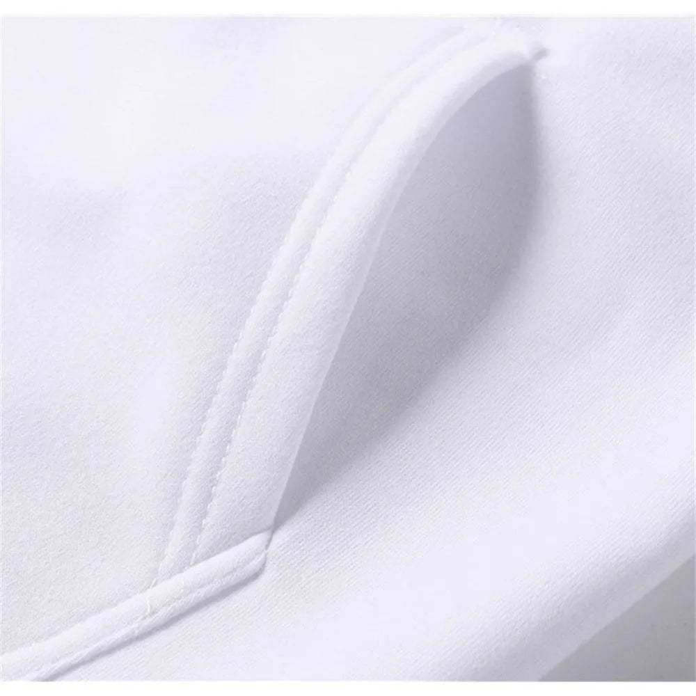 Men's Casual Tracksuit Autumn Fleece Warm Sweatshirts Sweatpants Suit Daily Sports Hooded Sweatshirts + Jogger Pants 2-piece Set.