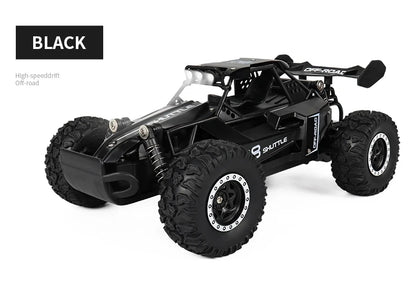 Remote Control Car RC Drift Racing 1:16 Vehicle Off Road Alloy 2.4G Radio High-Speed Trucks With LED Light Climbing Gift Kid Toy