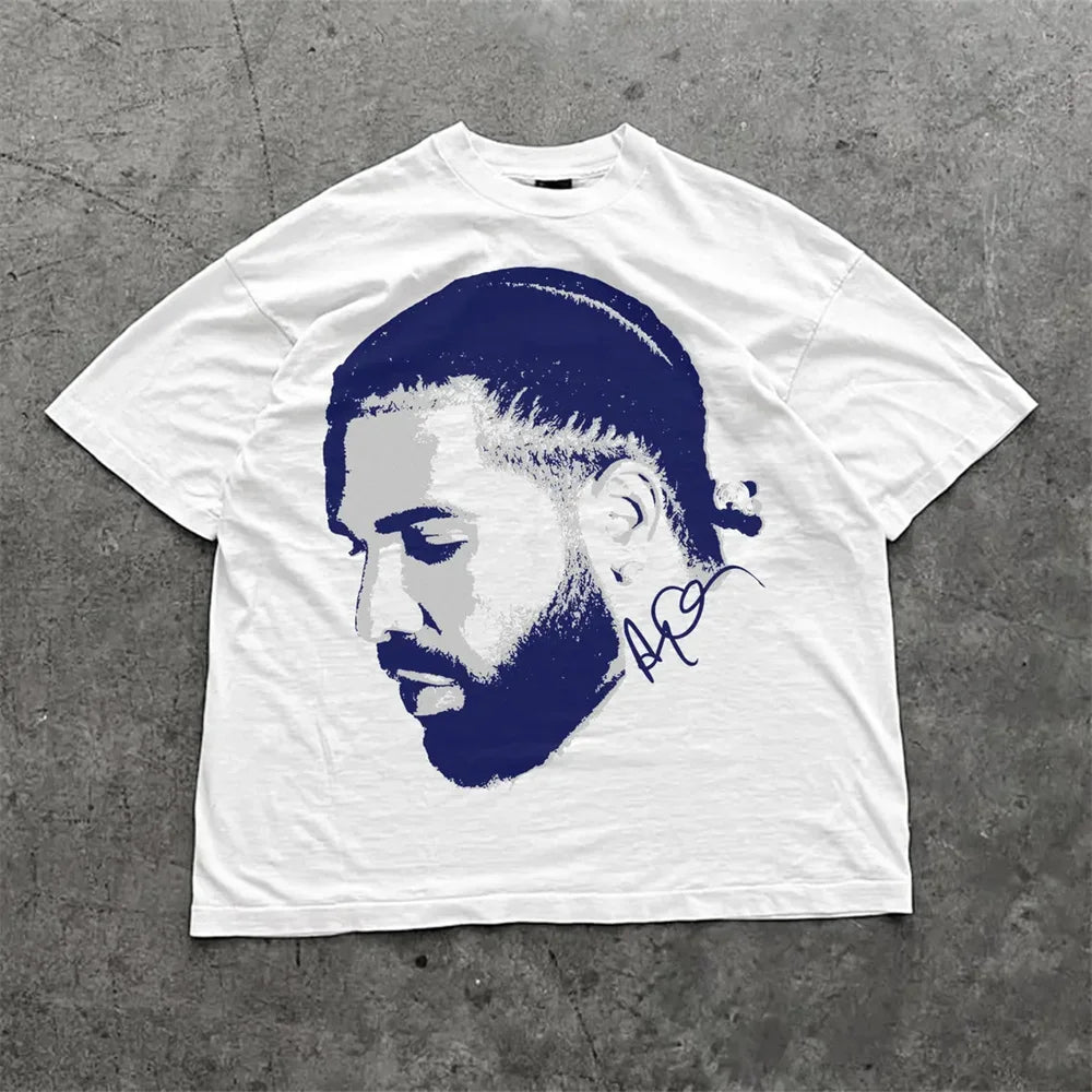 Drake Tour with Partynextdoor Cotton 2025 T-shirt Vintage O-Neck Short Sleeve T-Shirts.
