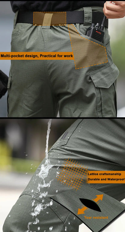 City Tactical Cargo Pants Classic Outdoor Hiking Trekking Army Tactical Joggers Pant Camouflage Military Multi Pocket Trousers.