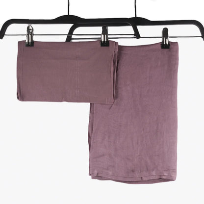 2pcs Set Modal Hijabs with Underscarf Caps Rayon Cotton Shawls for Women Plain Scarf Big Size Headscarf Islamic Turban Headband