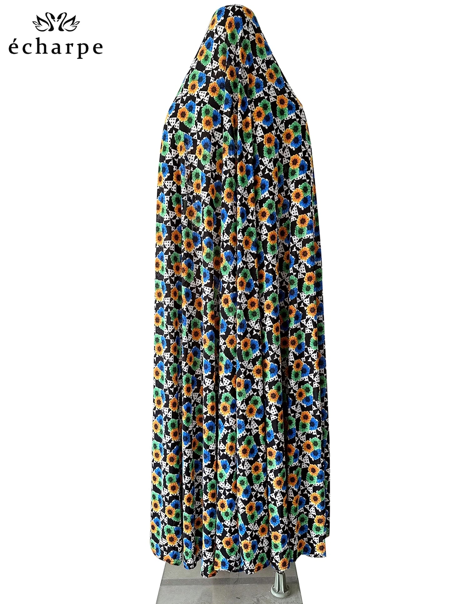 6XL Ramadan Muslim Pullover Sleeveless Dress Women Prayer Garment Arab Jibab Dubai Abaya Islamic Femmel Khimar Worship Robe.