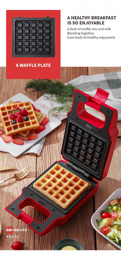 YIDPU Sandwich New 2025 breakfast machine divine tool household bread machine light food machine waffle multifunctional toaster.