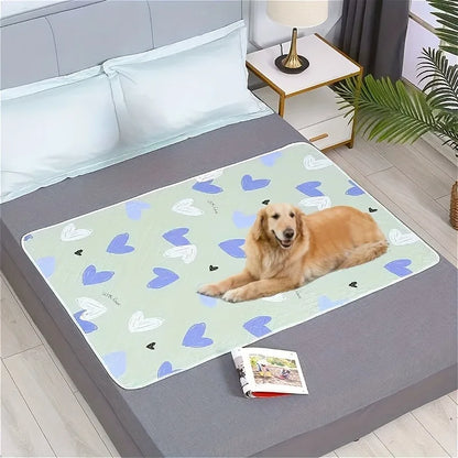 Washable & Reusable Thick Bed Protection Pad - Durable Medical Grade Mattress Protector for Adults, Seniors & Pets, Elderly Care.