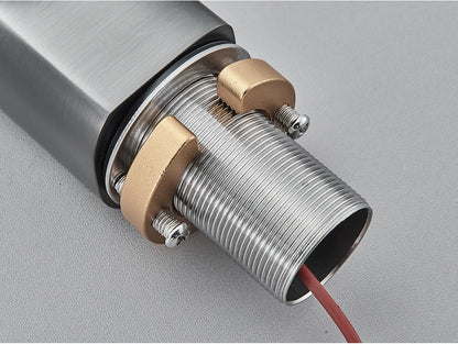 White Smart Sensor Basin Faucet Screen Digital Display Hot Cold Water Mixer Tap Touchless Vanity Sink Faucet For Bathroom