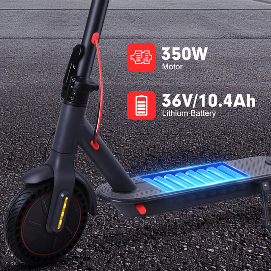 Mankeel 30KM Electric Scooter Adults 350W Foldable Electric Kick Scooter 8.5 Inch APP 10.4AH Folding E-scooter Dual Brake System.