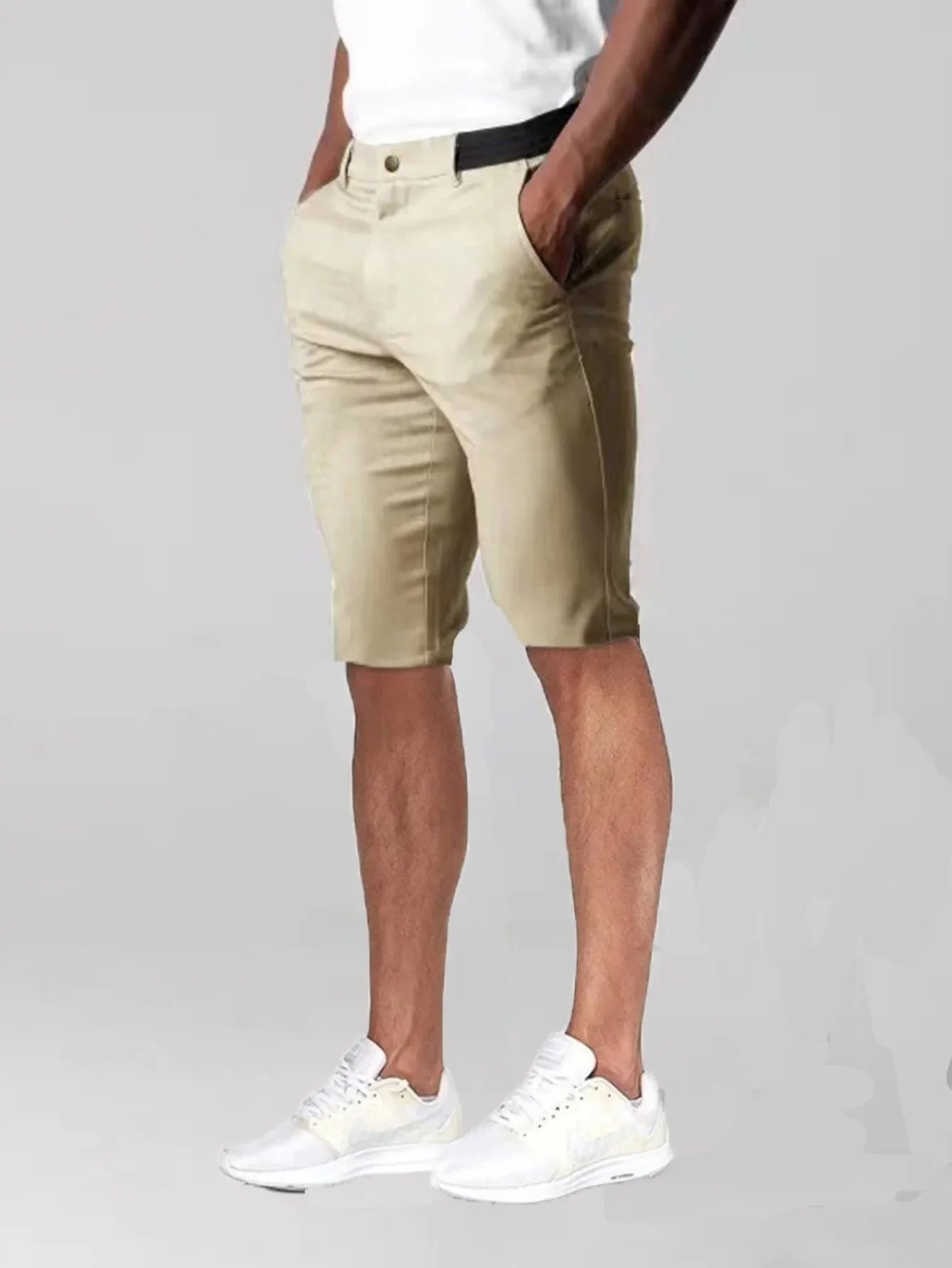 Men's Casual Breathable Cotton Long Pants All Season Versatile Business Style Comfortable Fit Youth Fashionable Loose Fit