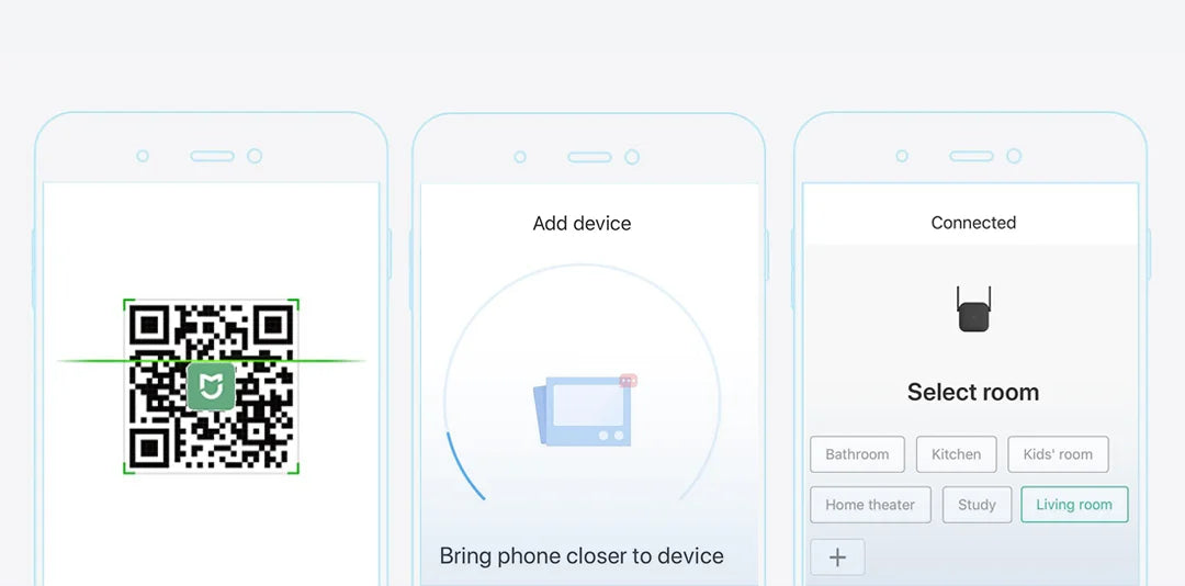 XIAOMI MIJIA New WiFi Amplifier Pro，300M 2.4G Network Expander Repeater Power Extender Roteador，2 Antenna，For Mi Router Wi-Fi.