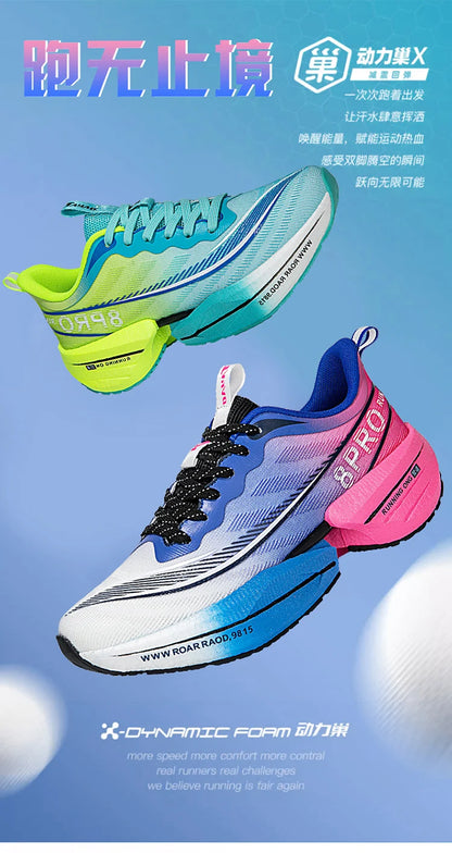 Marathon Air Cushion Herren Sport Laufschuhe Atmungsaktive leichte Damen Bequeme sportliche rutschfeste Carbon Plate Sneakers.