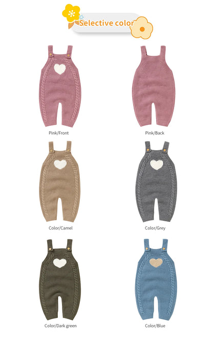 Baby Strampler Ärmellose Neugeborene Mädchen Gestrickte Strap Overalls Playsuits 0-18m Einem Stück Infant Outwear Overalls Kinder Kleidung.