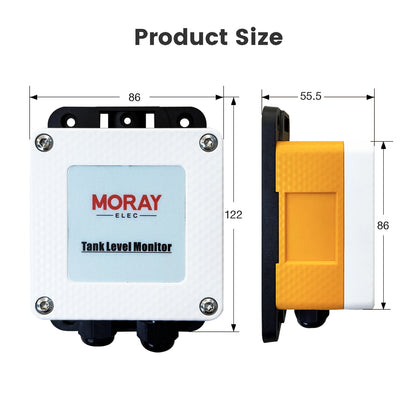 Hot Sale 5M ME202R Tuya APP Intelligent Smart Home LCD Temperature Display WIFI Submersible Water Tank Level Controller.