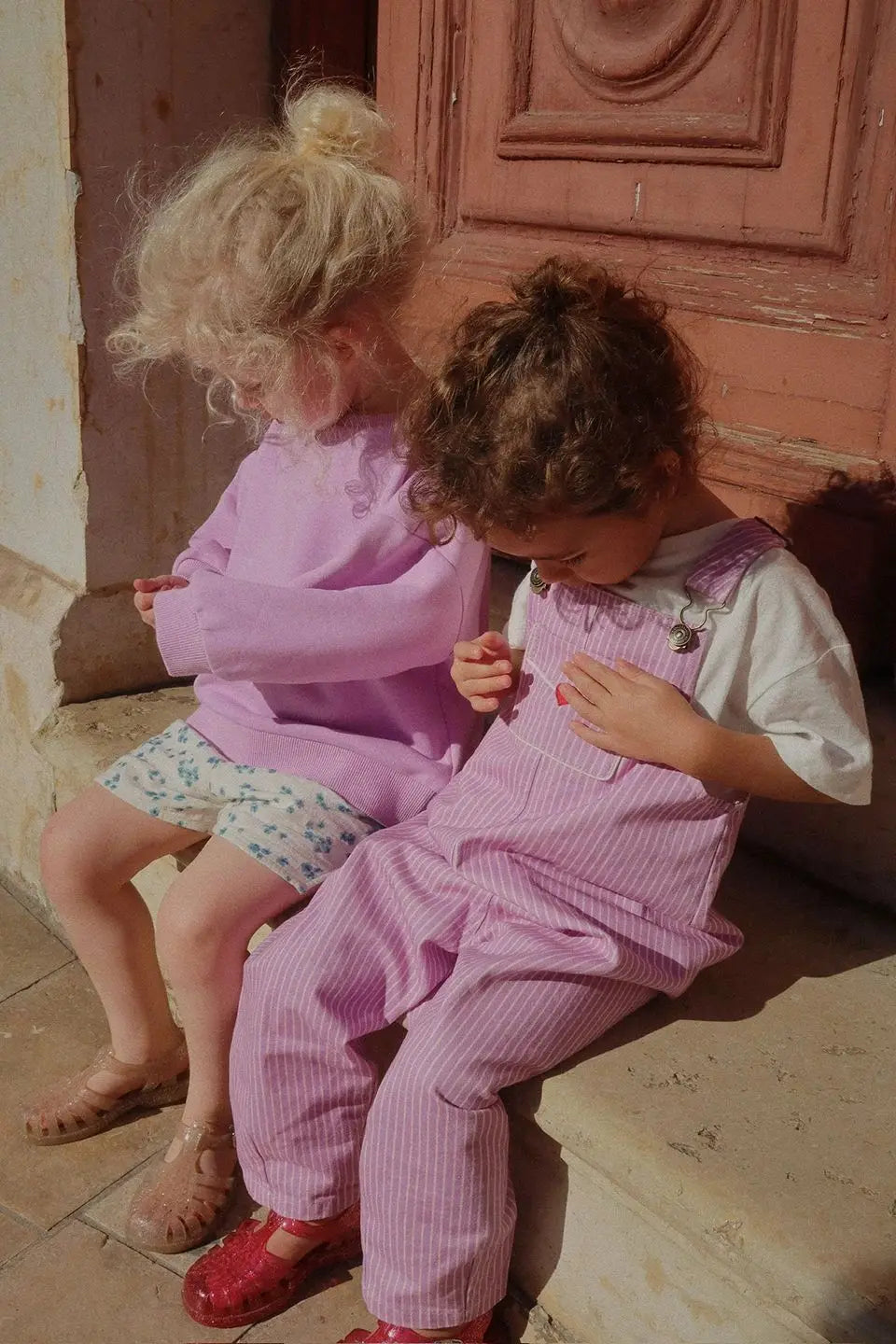 Konges Slojd Autumn Baby Boys Cotton Loose Sweatshirts Shorts Suits Kids Clothes Girls Casual Printed Striped Hoodies Tops Sets.