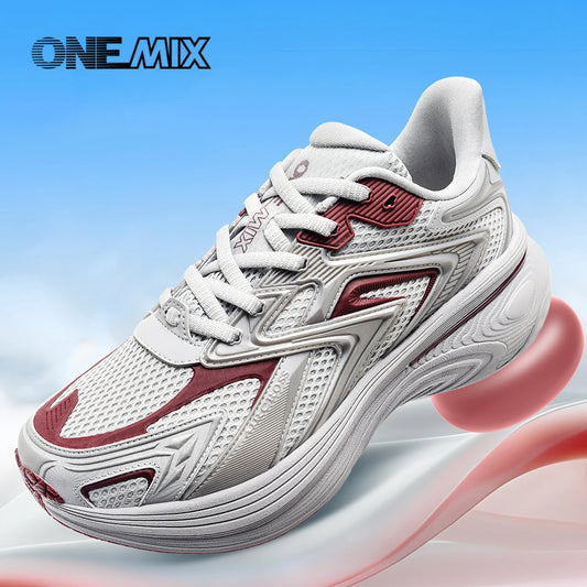 ONEMIX Stylish Retro Jogging Shoes for Couples Unisex Dad Shoes for Spring/summer Casual Racing Running Shoes Light Sneakers.