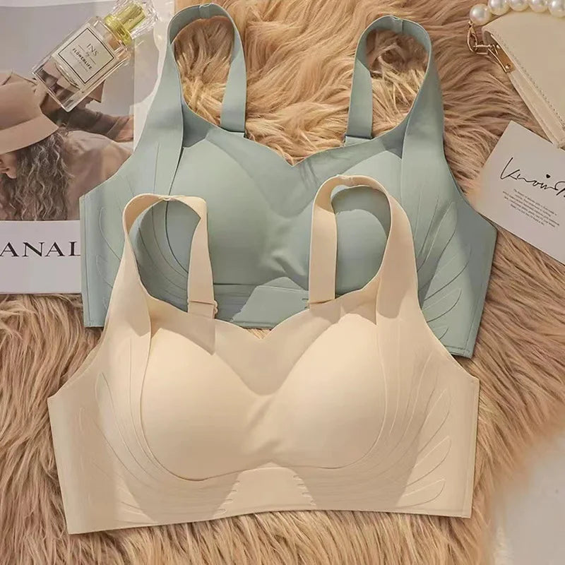 Lifting Goddess Front Buckle Sports Vest Underwear Adjustable Anti-Sagging External Expansion Gathering Beautiful Back Bra.