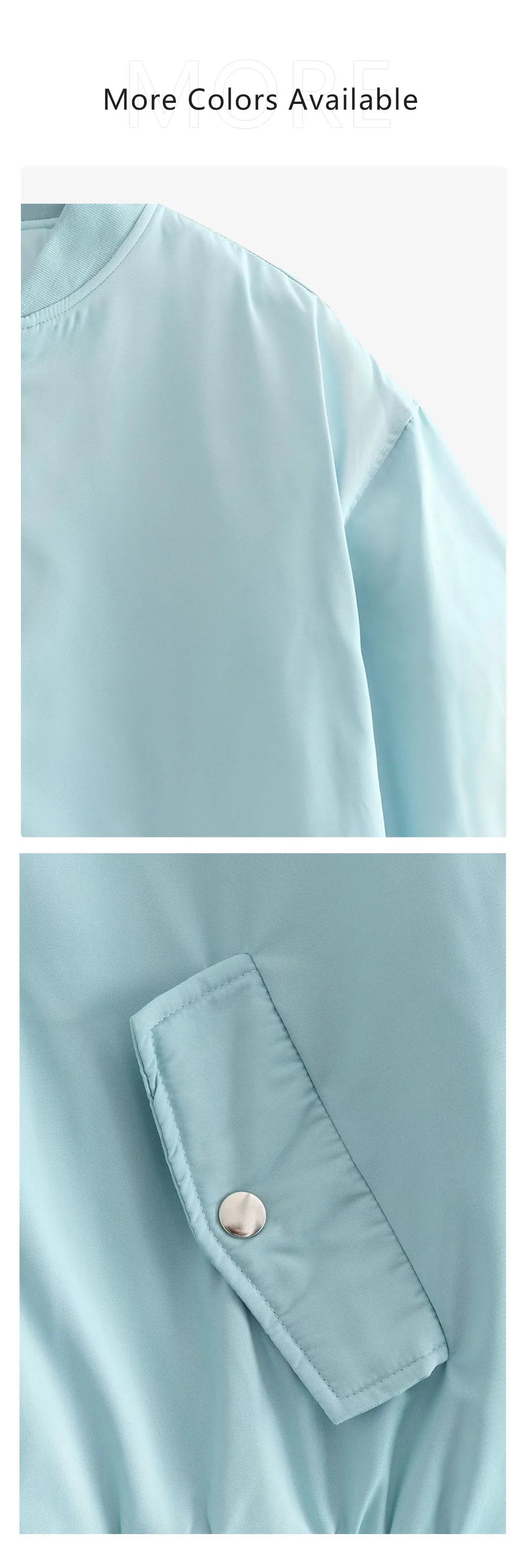 UNIZERA2023 Herbst und Winter Neue frauen Mode Stil Stehkragen Solide Lose Fit Flieger Jacke Baumwolle Mantel.