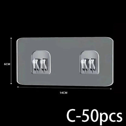 Wasserdichter, stark klebender Haken-Regal-Aufkleber für Badezimmer, Küche, Wandregal, Küche, zum Kleben von Wandschrauben, Haken, Lagerregal