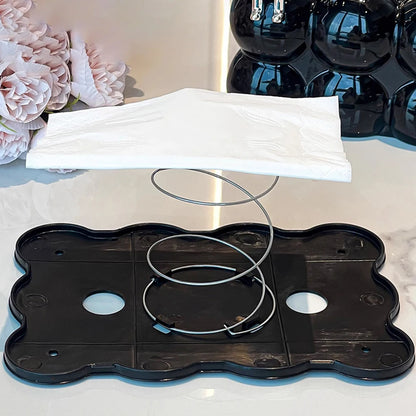 INS Style Cotton Candy Removable Tissue Box Korean Style Cute Tissue Box Desktop Decorative Supplies for Home Napkin Holder.