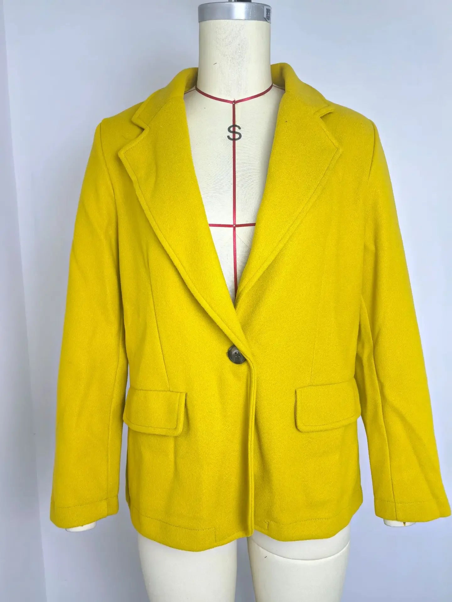 2025 neue Mode Herbst und Winter frauen Mäntel und Jacken Casual Button-Down Einfarbig Wolle Blazer frauen Kleidung.