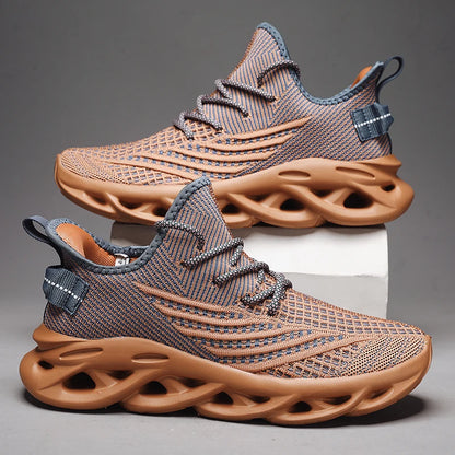 Männer Schuhe Bequeme Turnschuhe Atmungsaktiv Für Mesh Tennis Sport Laufen Gehen Im Freien Rot Fliegen Weben Frauen Slip-on Gym schuhe.