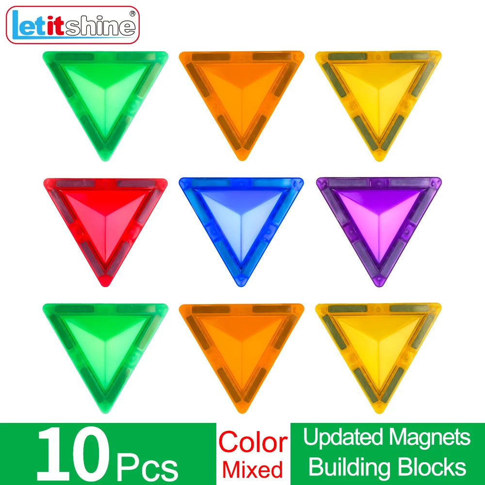 Montessori Magnetic Toys Education Stem Developmental Building Blocks Magnet Tiles Construction Bricks Kids Baby Boy Puzzle Game