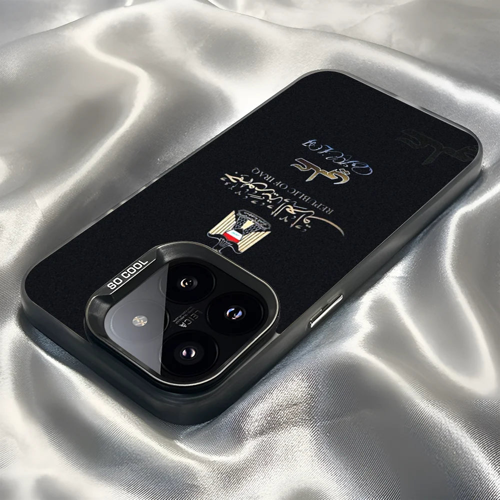 Epc Nation Iraq Flag Phone Case IMD Phone Case For IPhone 16 15 14 13 12 11 Pro Max Plus Color Silver Cover.