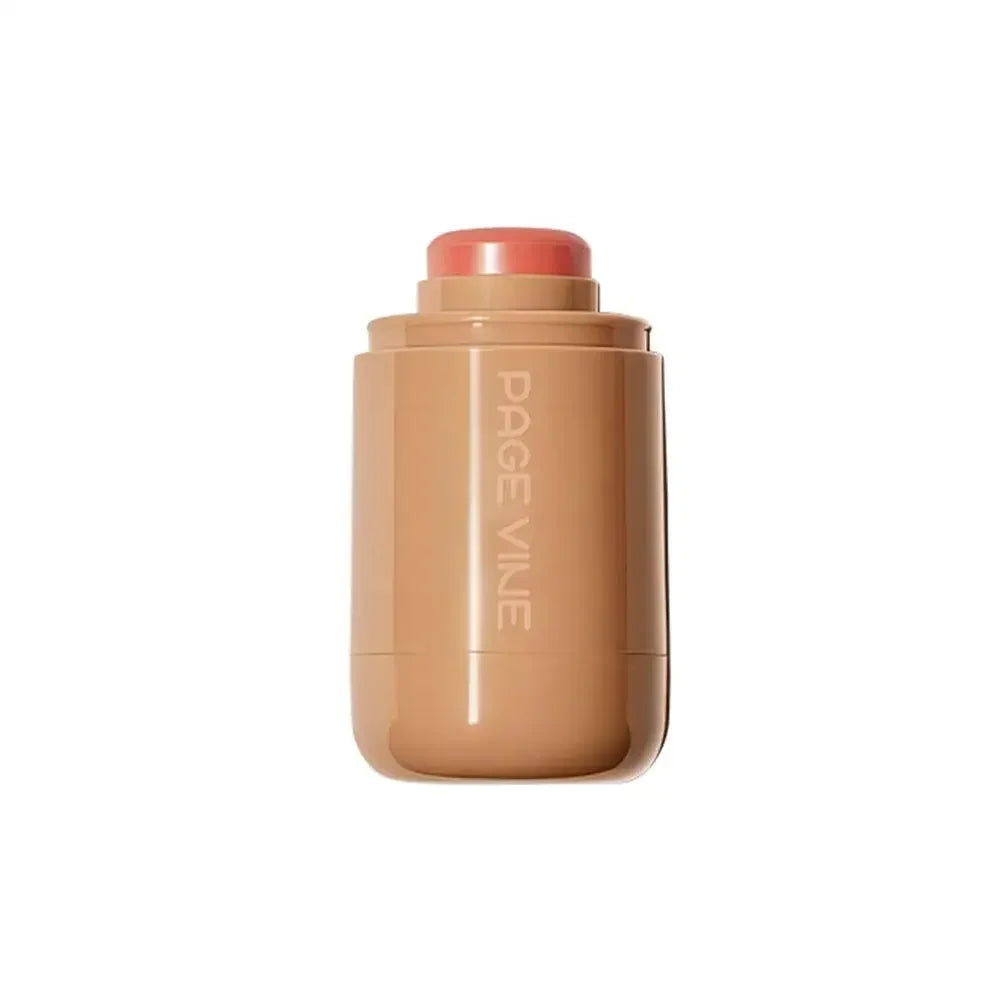 New PAGE VINE Pocket Blush Stick Cream 2-in-1Lip and Cheek Hydrating Stick Natural Rouge Powder Blush Cream Korea Pink Cosmetics