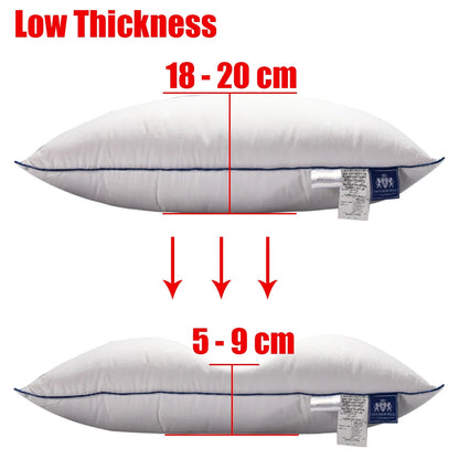Down Pillow 100% Goose Down Feather Household Down Pillow Three layer down+feather+down pillow  size height can be customized