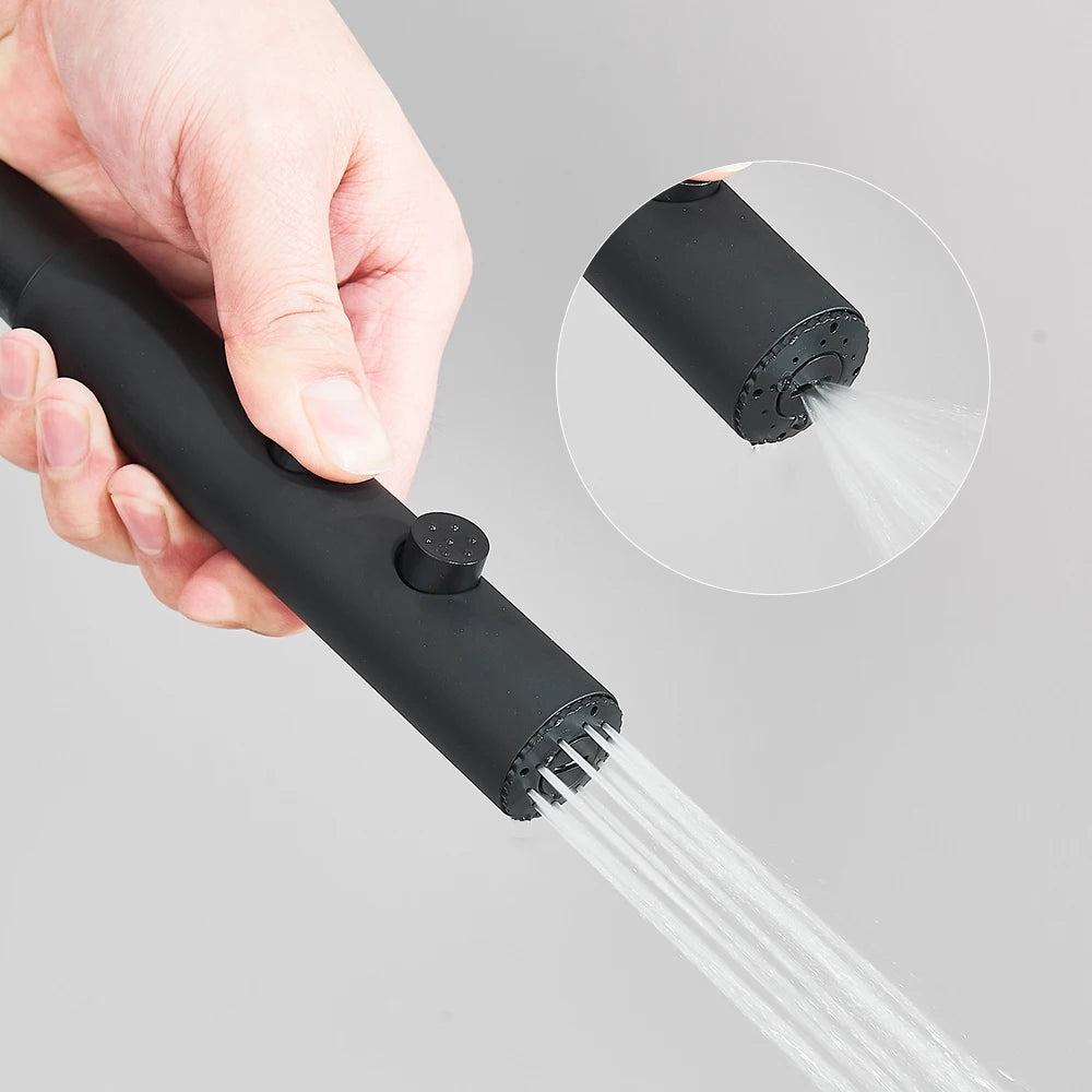 LCD Display Screen Shower Faucet Bathroom Hot Cold Control Background Lights Shower Set Piano Shower System Wall Mounted