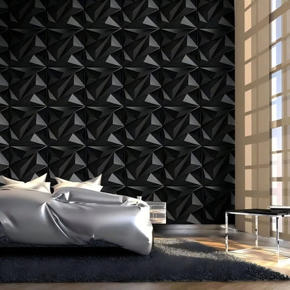 KUUJOJO 3D textured wall panel for indoor wall decoration, suitable for living room, hall, bedroom, hotel, office, send tape