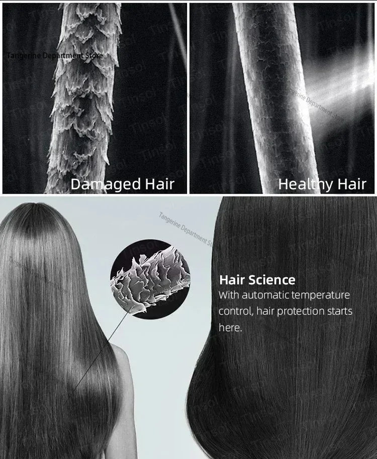 Super Hair Dryer 220V Leafless Hair Dryer Personal Hair Care Styling Negative Ion Tool Schedule Negative Ion Electric Dryer 2.7M.