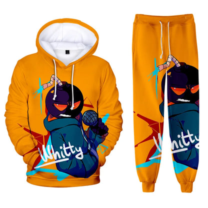 Friday Night Funkin 3D Print kids Tracksuit Set Casual Hoodie+Pants 2pcs Sets Spring Autumn Oversized Sweatshirt Fashion Clothes.
