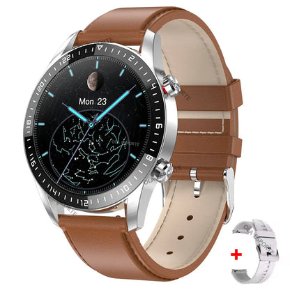 2025 NEW Smart Watch Women Men AMOLED Screen Bluetooth Call Full Touch Screen Weather Call Sports Smart Bracelet 5ATM Waterproof
