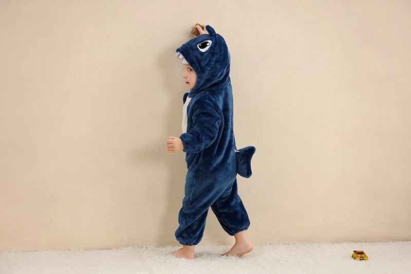 MICHLEY Winter Baby Strampler Mit Kapuze Flanell Cosplay Kleinkind Infant Kleidung Insgesamt Bodys Overall Kostüm Für Kinder Mädchen Junge