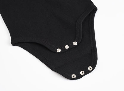 Honeyzone 3PCS Schwarz Baby Jungen Kleidung Sets Langarm Body Baumwolle Weiche Overalls Unterwäsche Neugeborenen Loungewear Infant Outfit.