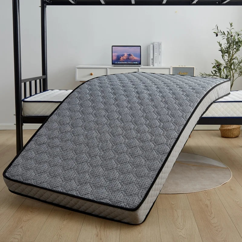 Latexmatratzen für zu Hause, Tatami-Matten, gepolstert zur Miete, dünne Polster für Einzel- und Doppel-Studentenwohnheime, verdickt