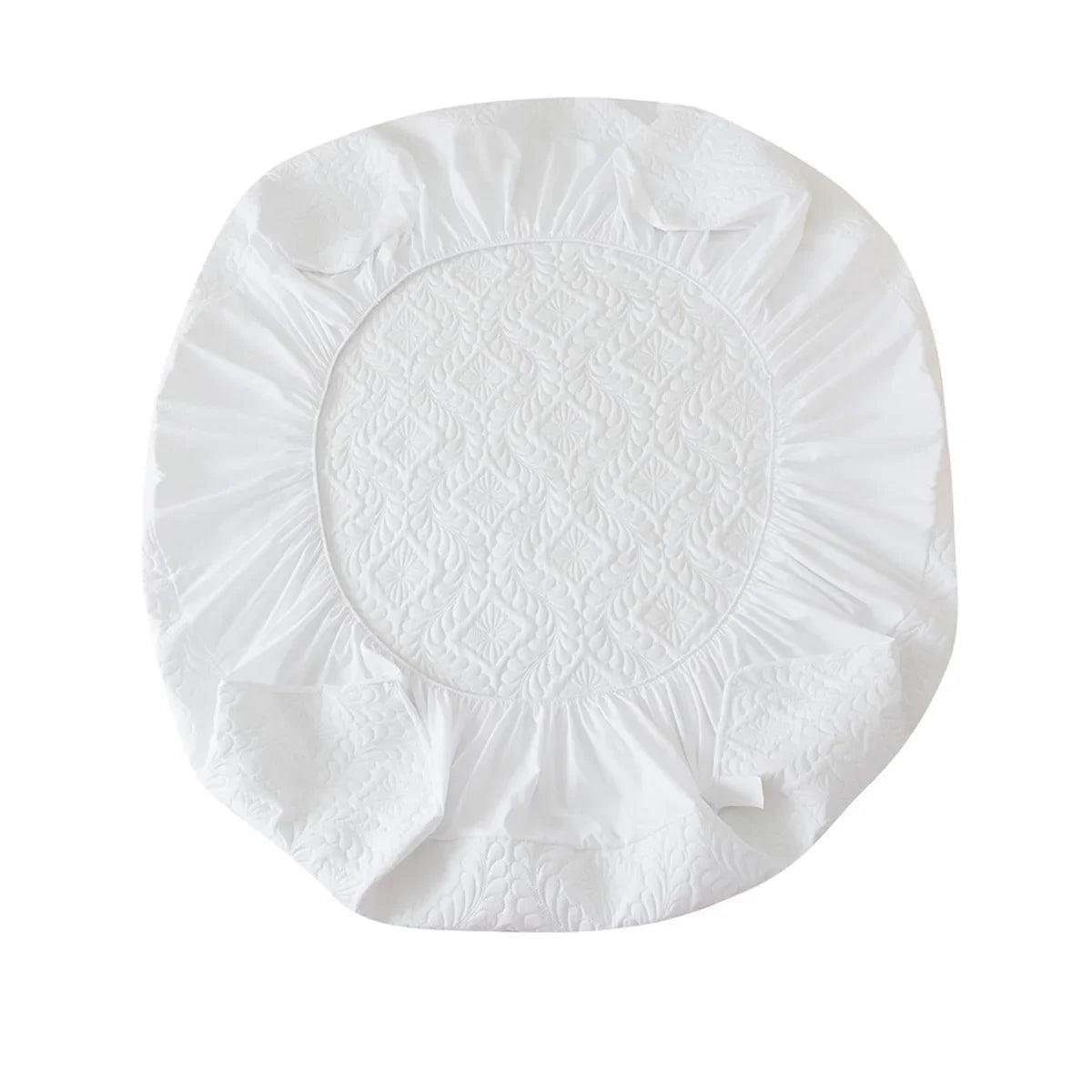 Waterproof Mattress Protector Thicken Fitted Bed Sheet Breathable & Noiseless Mattress Pad for Twin/Double/Queen/King Size Beds.