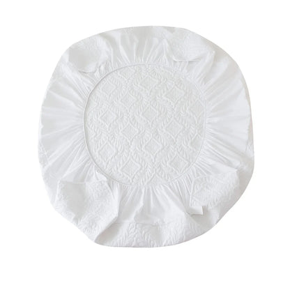 Waterproof Mattress Protector Thicken Fitted Bed Sheet Breathable & Noiseless Mattress Pad for Twin/Double/Queen/King Size Beds.