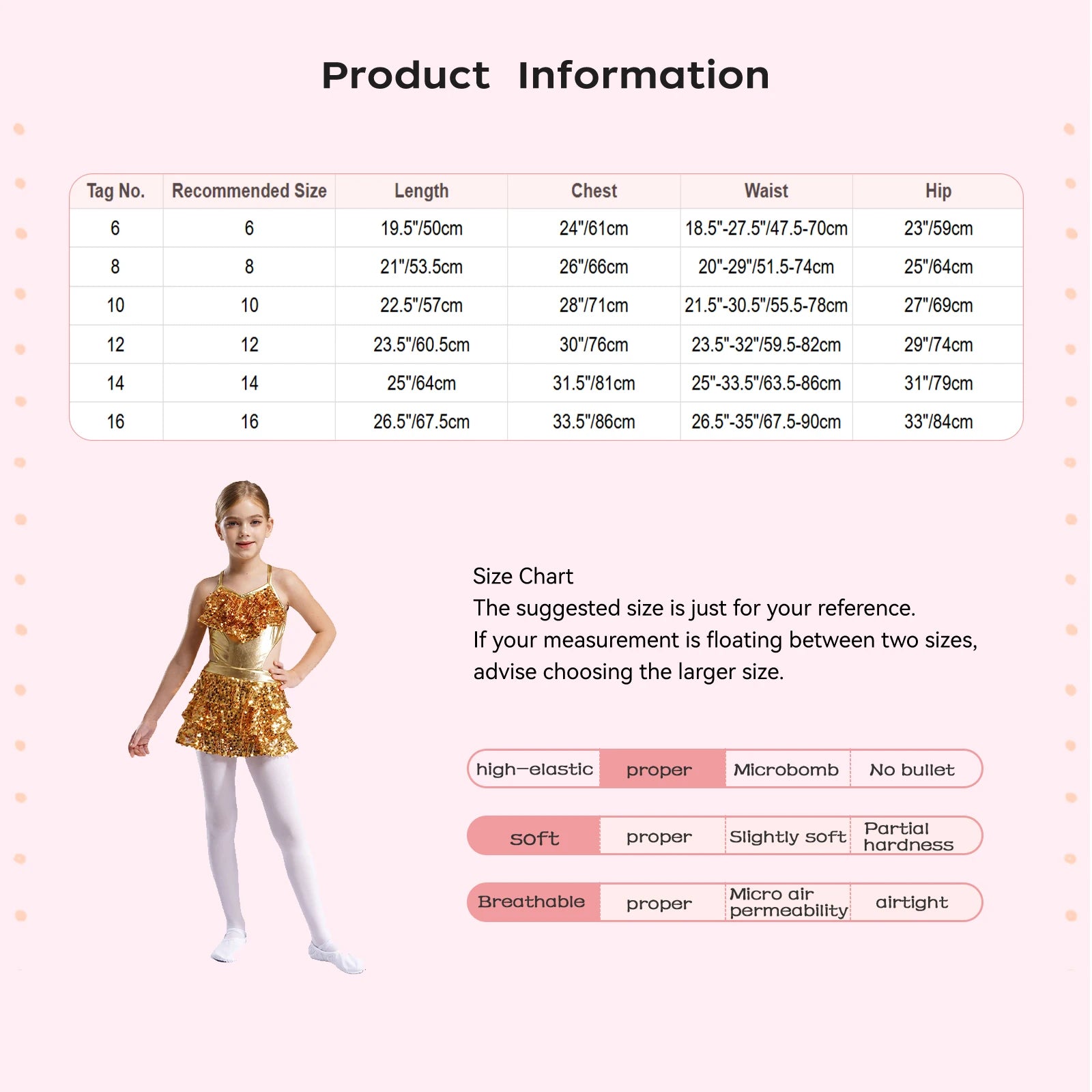 Kinder Mädchen Pailletten Jazz Ballett Tanzkleid Ärmellos Ausschnitt Tiered Rüschen Trikot Salsa Samba Rumba Skating Performance Kostüm.