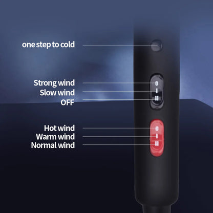 RESUXI X5 2500W High Power Hair Dryer Hair Salon Home Use Anion Electric Blow Dryer Fast Dry Hair Styling Ladies Blow Dryer