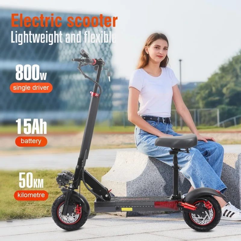 J01 EScooters Portable Foldable City Leisure Sport Commute 800W Motor 48V15AH Battery Electric Scooter Adult Outdoor E-Scooter.