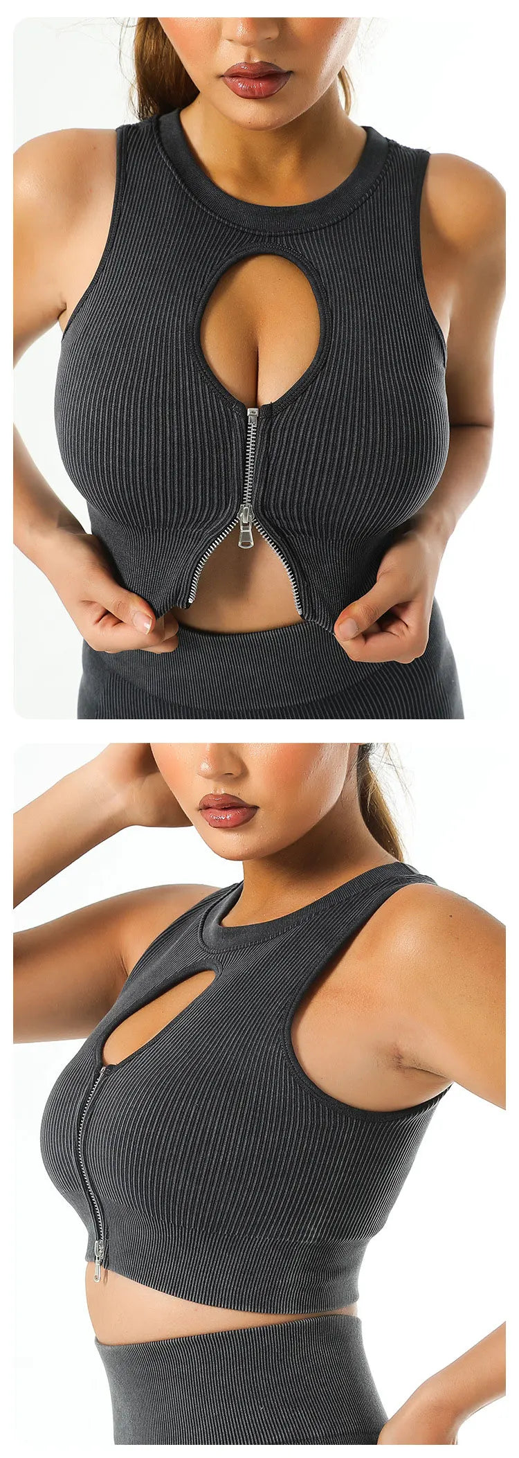 Yoga Suit High Waist Leggings Running Training Tights Sports Outfits Long Sleeve Crop Top Bra Seamless Fitenss Set Fitness Wear