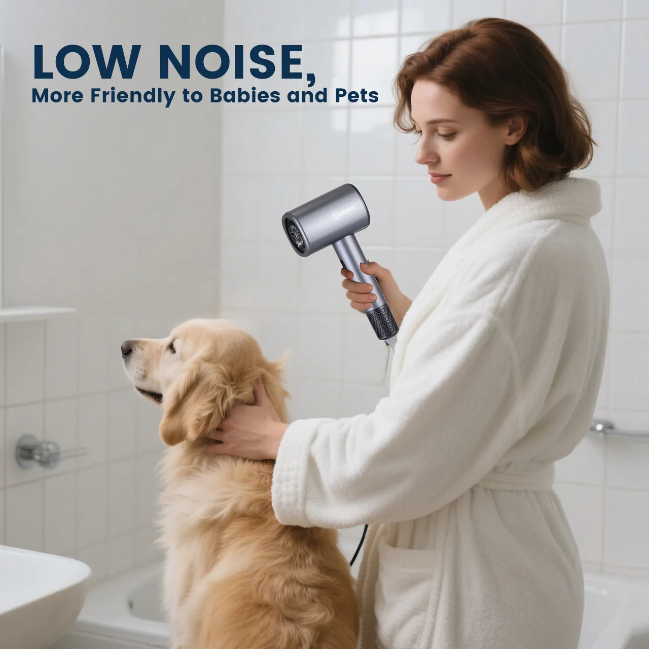 Hatteker 3200W Portable Hair Dryer 3 Temperature Settings Home Use Hotel Salon Professional Electric Blow Dryer for Travel