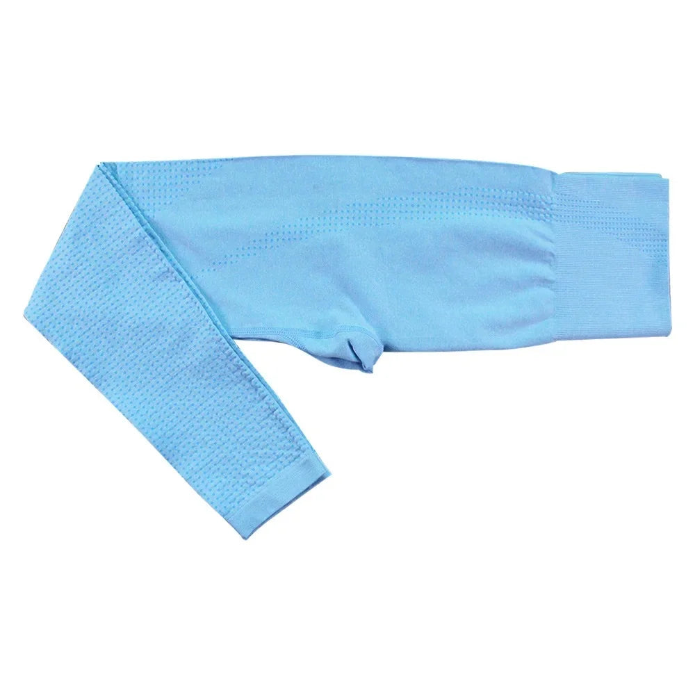 Seamless Dot Dot Yoga Suit High Waist Outdoor Sports Vest Running Quick Dry Top Fitness Yoga Pants Set Exercise Workout Clothes