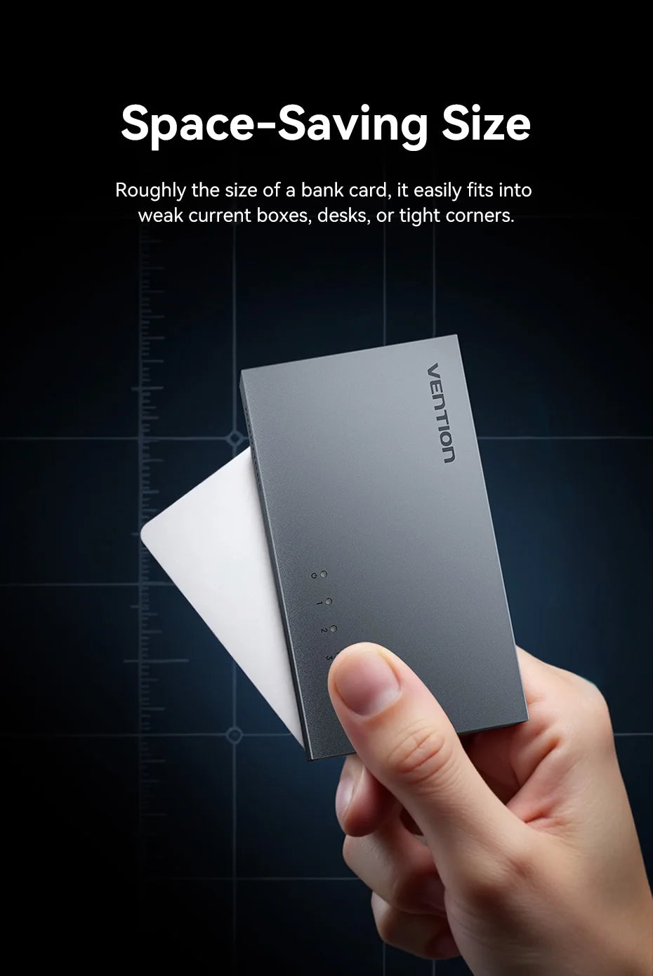 Vention 1000Mbps Gigabit Network Switch Expansion 5 Ports RJ45 Ethernet Switch Splitter Adapter for Router Lan Hub Plug and Play.