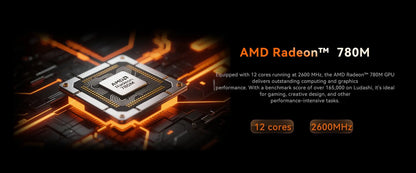 GMKtec K12 Mini PC AMD Ryzen7 H 255 (Upgraded 8745HS) Oculink DDR5 NO RAM NO ROM Desktop Computer Window 11 Pro Gaming PC WIFI6E.