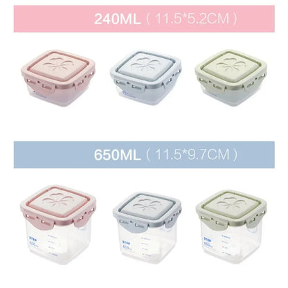 WBBOOMING Healthy Plastic Box Food Storage Box Storage Tank Airtight Plastic Containers Sealed Cans For Coarse Cereals Grains.