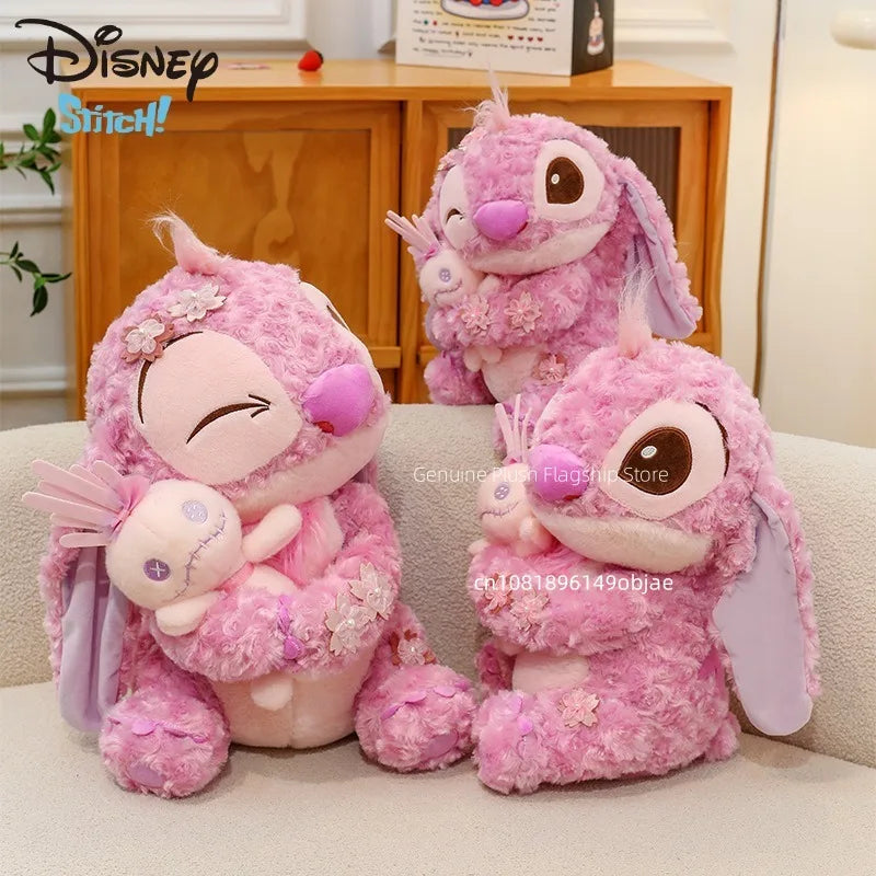 70cm Big Size Disney Lilo & Stitchanime Plush Stuffed Doll Room Decoration Peluche Pillow Angel Plushies Ornaments Gifts.